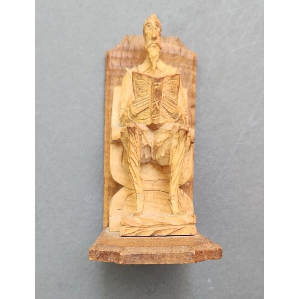 Hand Carved ~ Don Quixote Wooden Figure